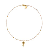 Magic Opal Short Necklace with Charm
