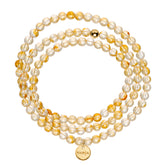 Citrine Amuleto Wrap Bracelet - Small bead