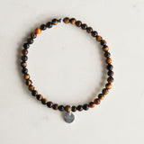 Amuleto Tiger's Eye Bracelet for Men - Small bead
