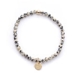 Amuleto Fine Dalmatian Jasper Bracelet for Men