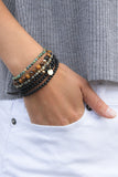 Onyx Amuleto Wrap Bracelet - Small bead